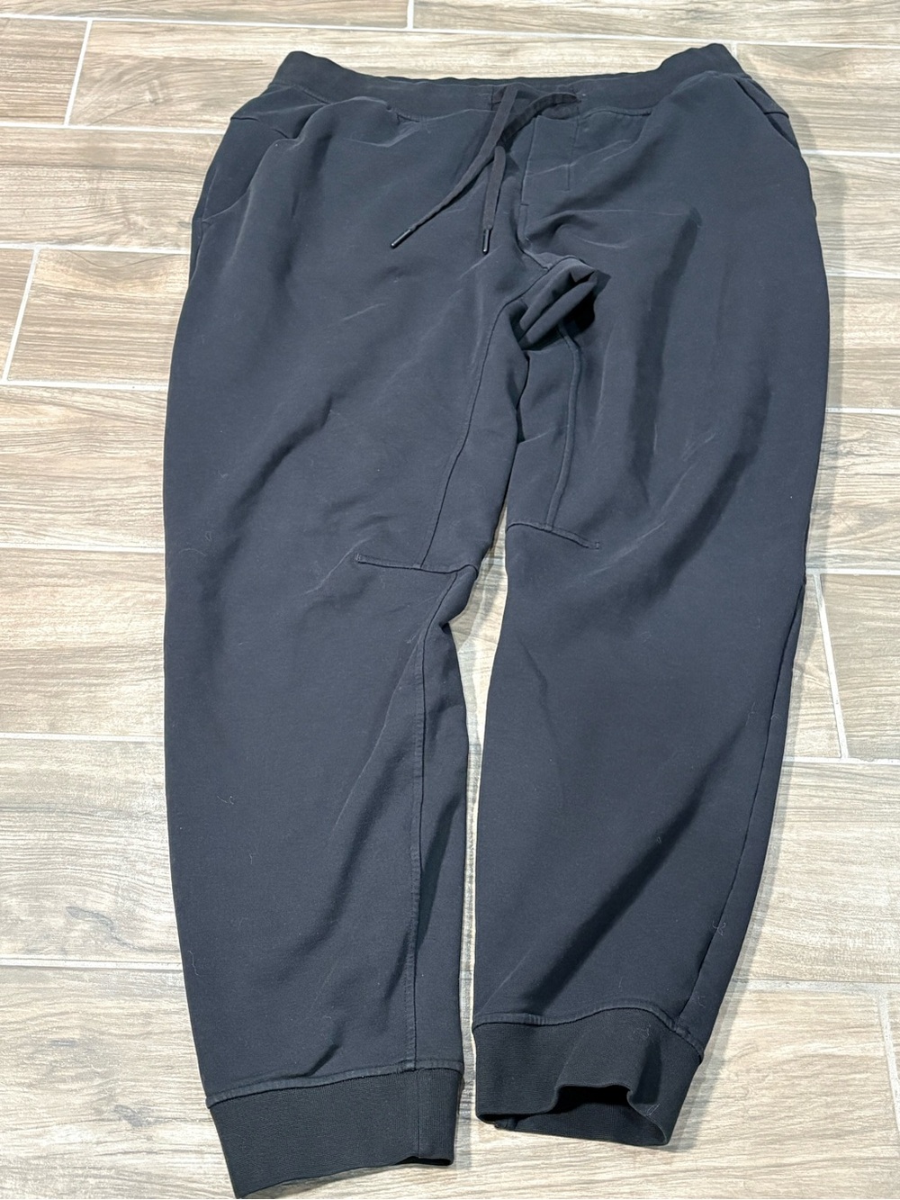 Lululemon Joggers Mens XL BLACK Drawstring Casual Pockets Athletic Gym